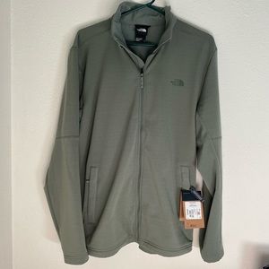 NWT Men’s Sage Green The North Face Full Zip